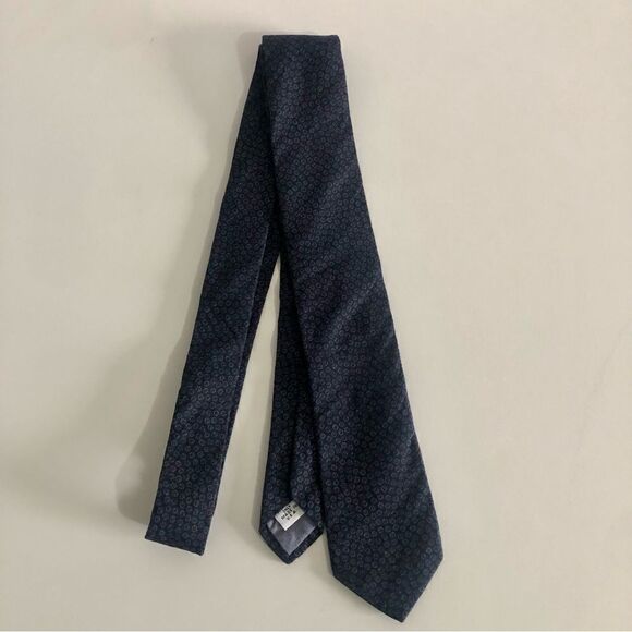 Ernest Alexander Navy Skinny Necktie - Picture 4 of 7